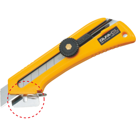 100-CL - OLFA 90º Universalmesser mit Ratschenverriegelung