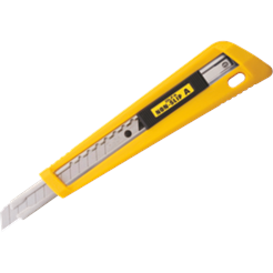 100-NA-1 - OLFA Universalmesser mit Gummigriff und automatischer Verriegelung