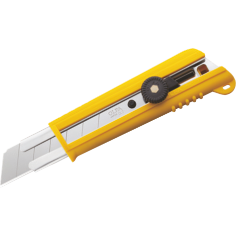 100-NH-1 - OLFA Universalmesser mit Gummigriff und Ratschenverriegelung