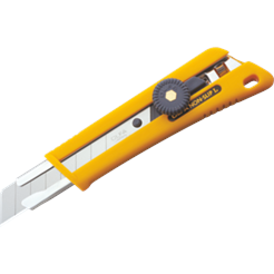 100-NOL-1 - OLFA Universalmesser mit Gummigriff und Ratschenverriegelung
