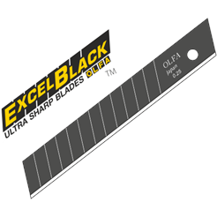 120-FWB-10 - OLFA Excel 12.5mm Cutterklingen - Ultra scharf, schwarz