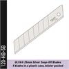 120-HB-5B - OLFA 25mm Snap-Off Klingen 45°, silber - 5 Stk.
