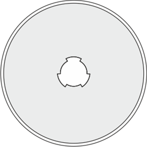120-RB45-1 - OLFA 45mm Klingen für Rundcutter RTY-/DX,2NS,2G,2C