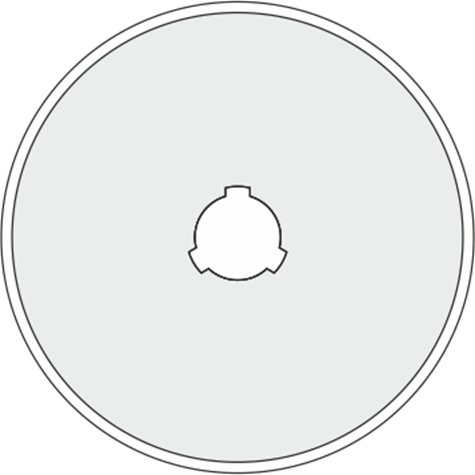120-RB60-1 - OLFA Klingen RTY3/DX, 3G - 1 Stk.