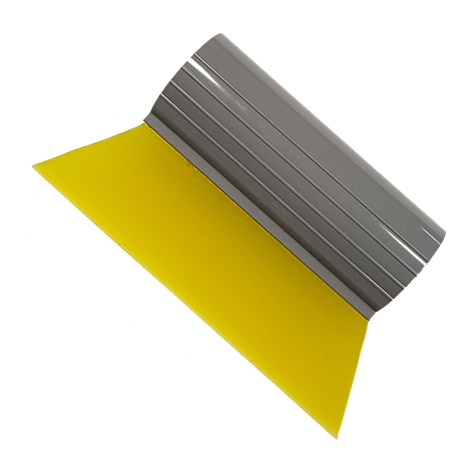 150-003BT - Mediumline gelber Turbo Rakel, 14cm - mit großem Griff