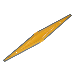 150-083 - YELLOW REACH WING 43cm