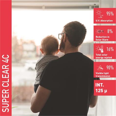 Solar Screen Clear 4 C